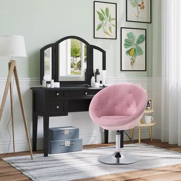 What is a vanity chair called?