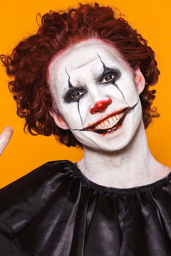 Who does clown makeup?