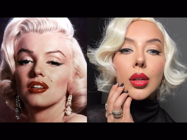 What kind of makeup did Marilyn Monroe wear?