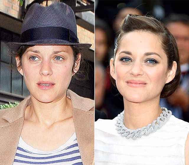 What color eyes does Marion Cotillard have?