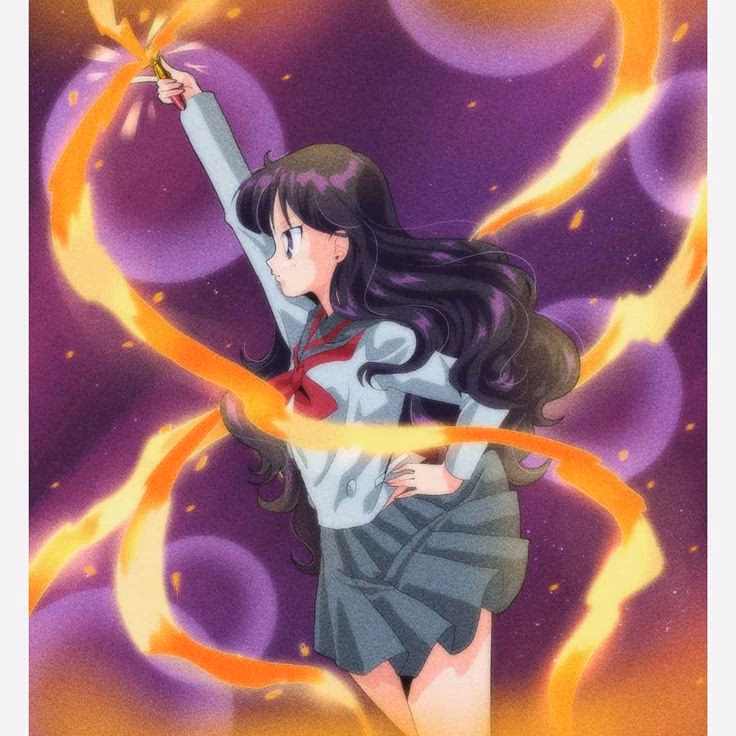 What does Sailor Mars say after she transforms?