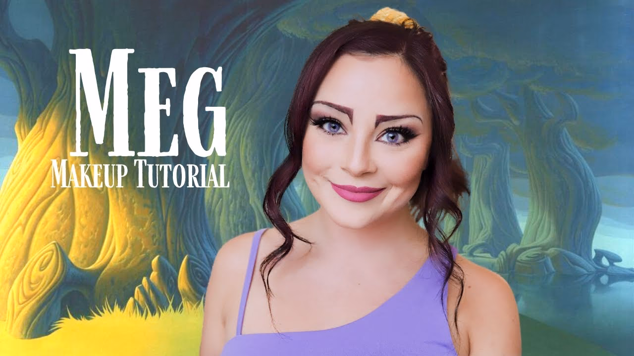 Why does Megara have purple eyes?