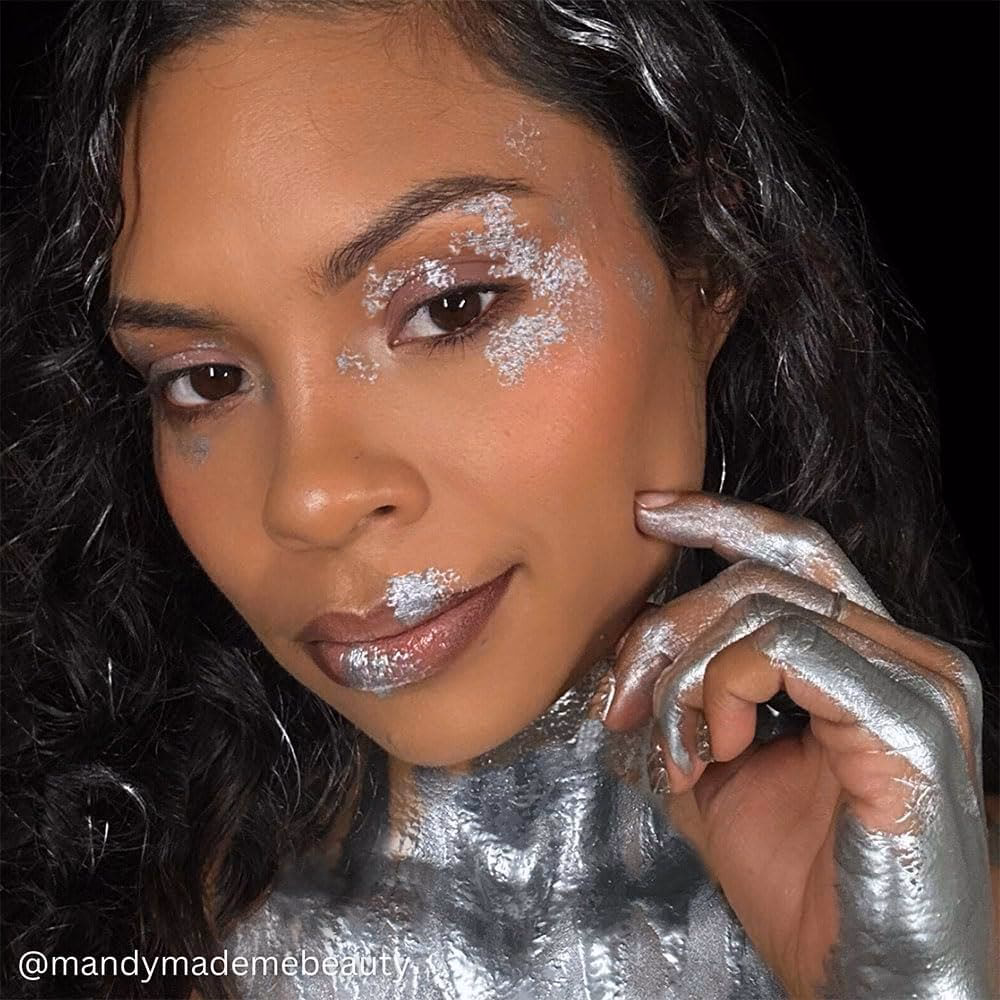 Is metallic the same as glitter?