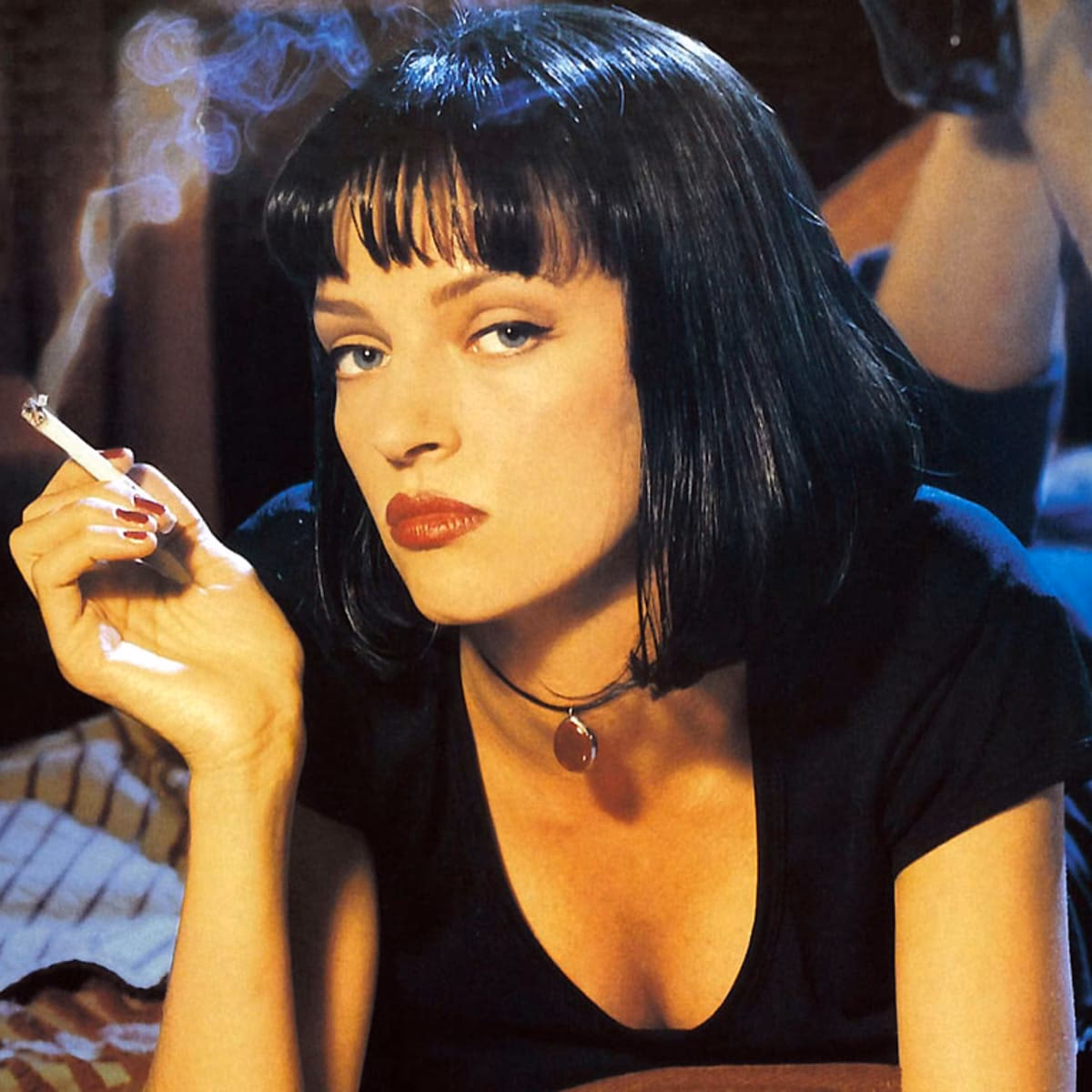 What does Mia Wallace snort in Pulp Fiction?