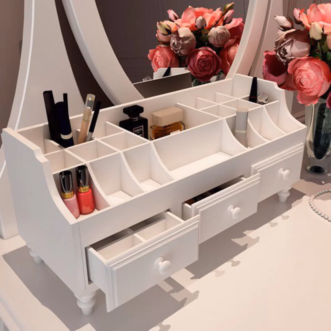 ¿Cómo se llama el mueble donde las mujeres se maquillan?