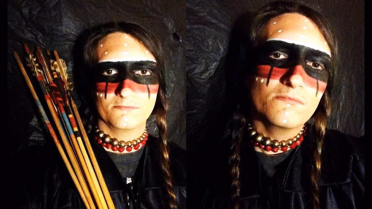 Why did Native Americans paint their faces red?