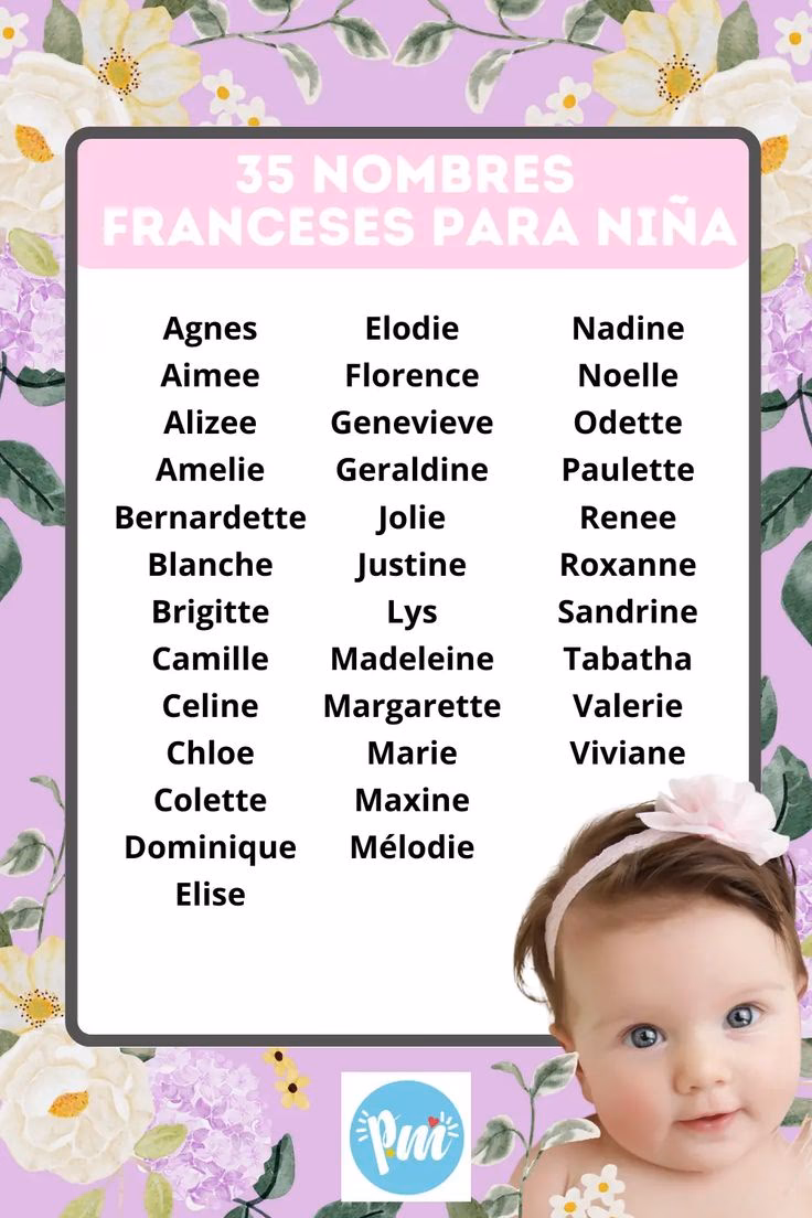 ¿Cuáles son algunos nombres bonitos en francés?