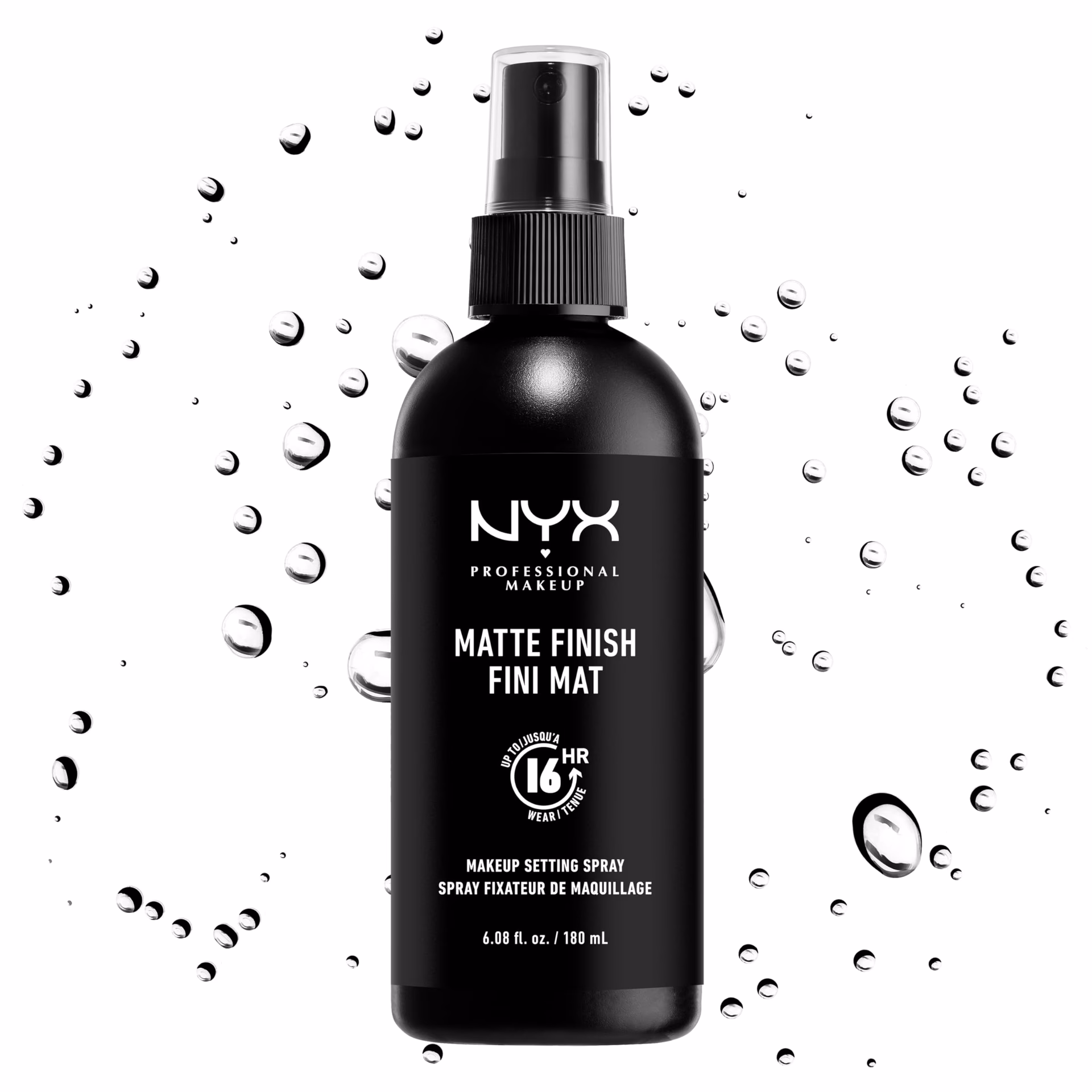 How long does the NYX setting spray last?