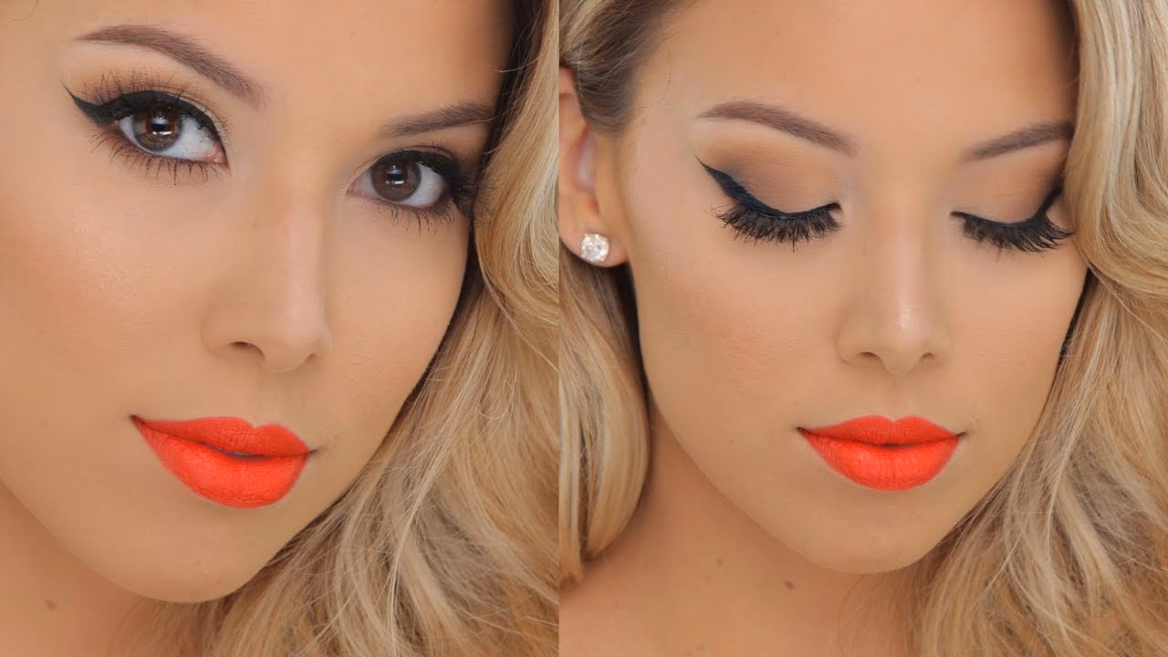 What skin tone can wear orange lipstick?