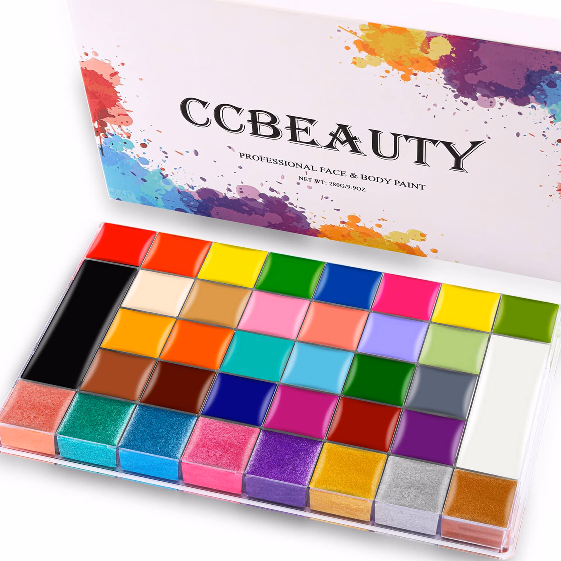 How do you fill a paint palette?