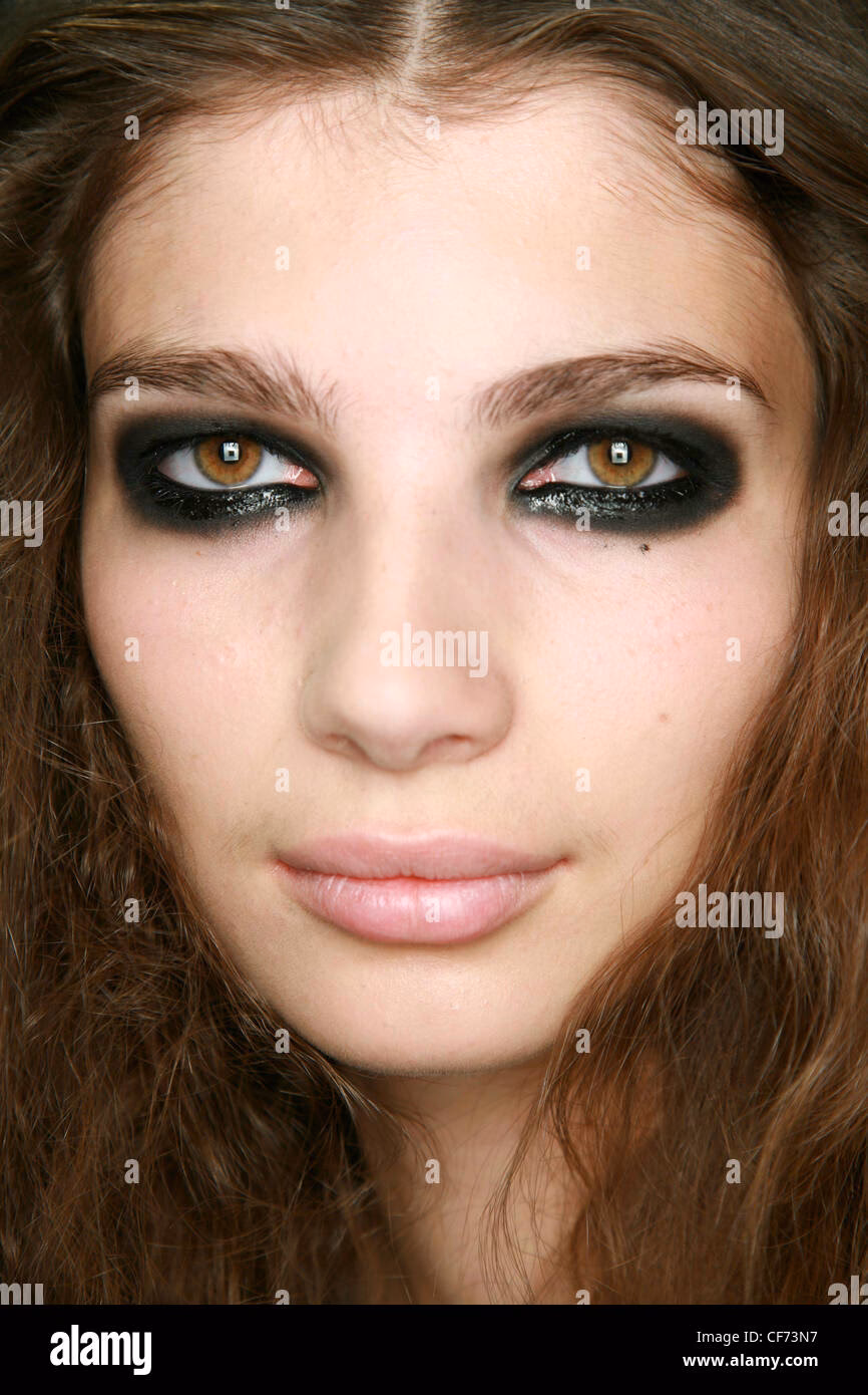 What causes panda eyes makeup?