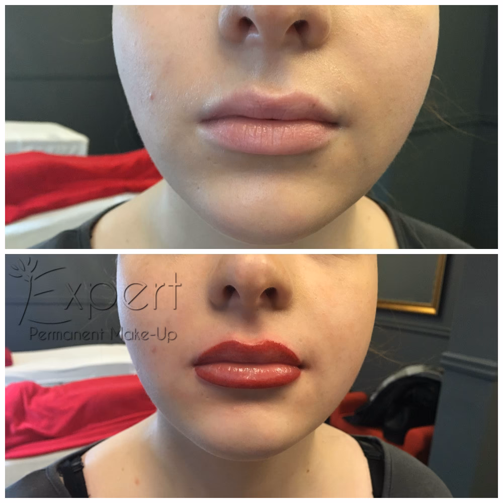 How long does permanent lip make up last?