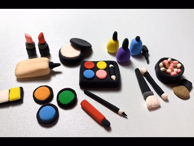Can I use makeup on polymer clay?