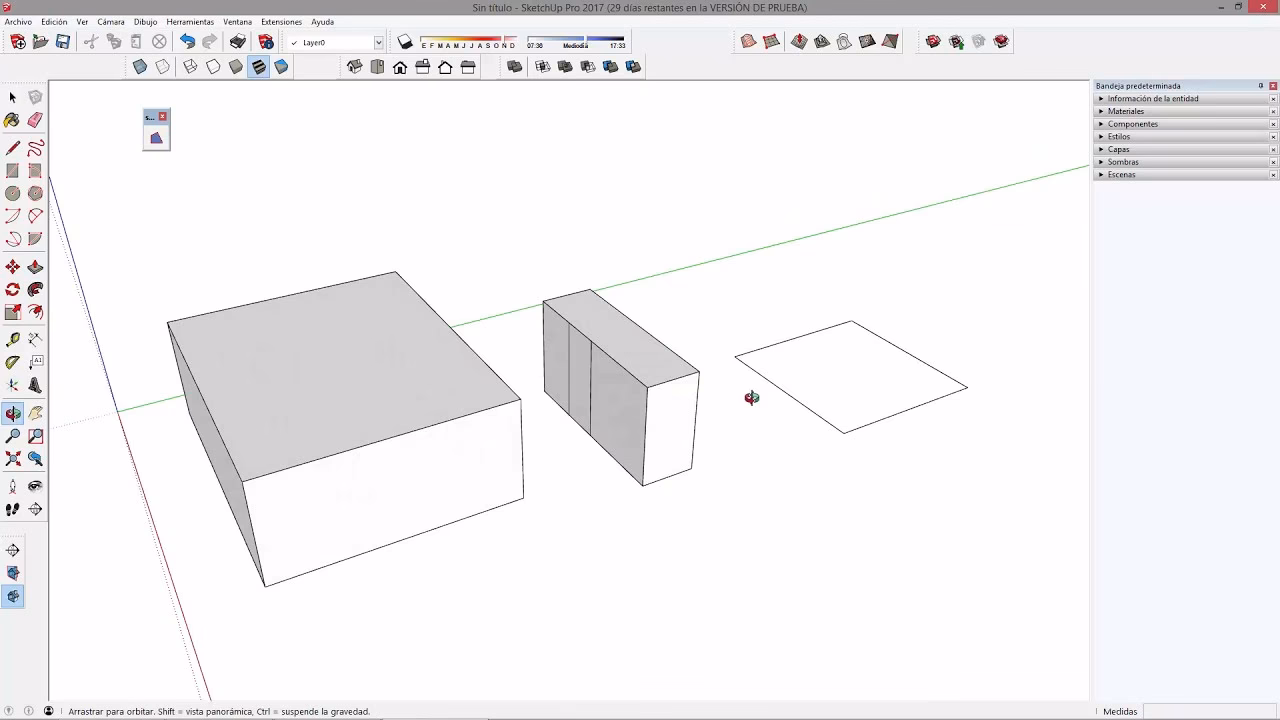 ¿Cómo crear caras automáticamente en SketchUp?