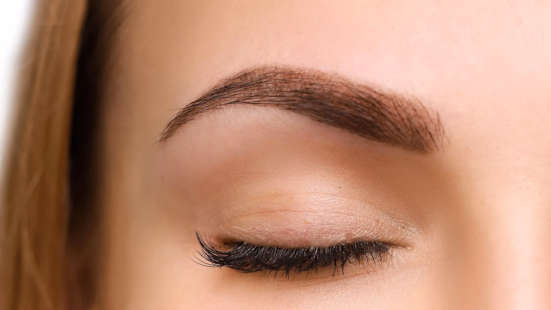 How do beginners fill in eyebrows with powder?