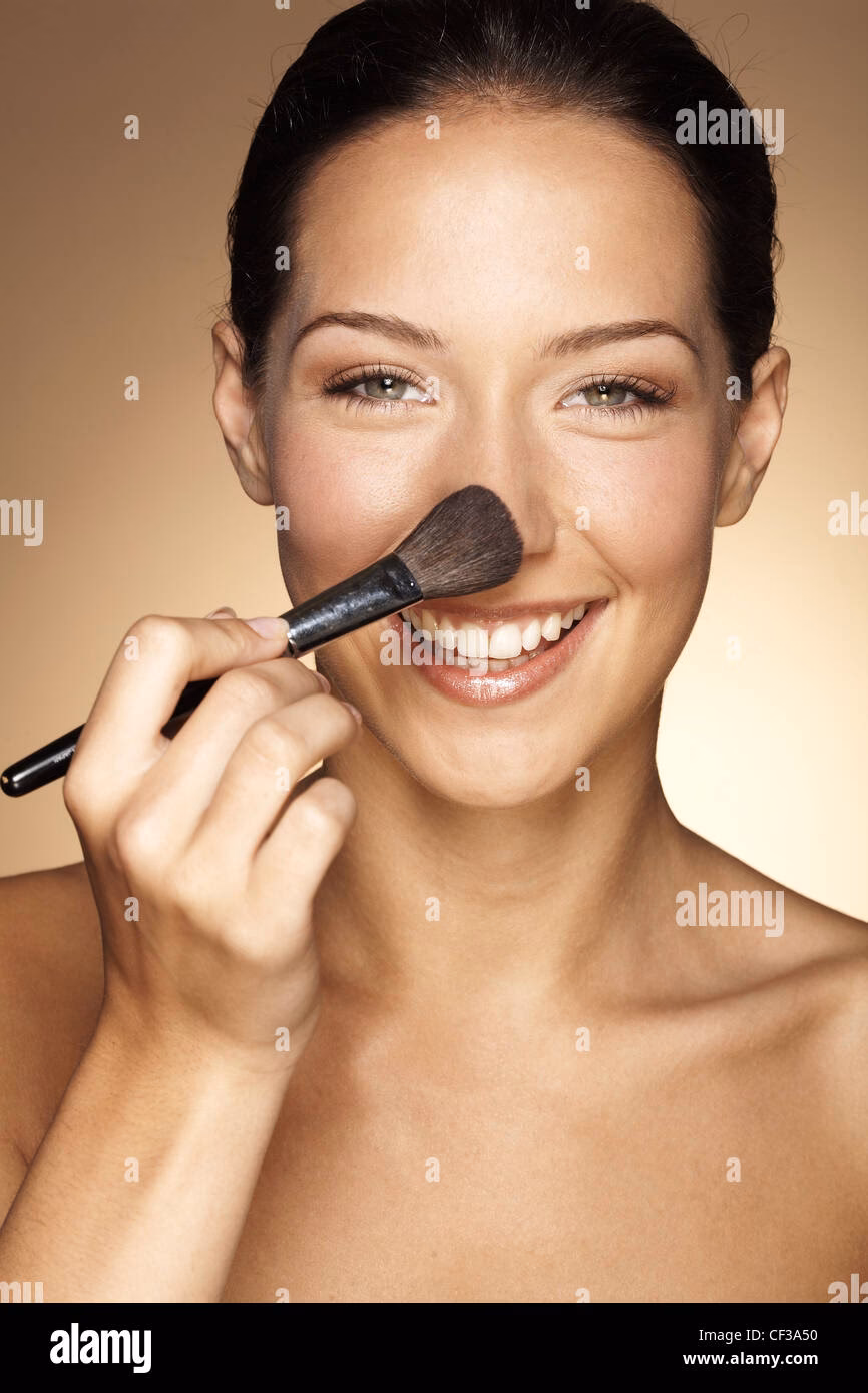 What is the saying powder your nose?