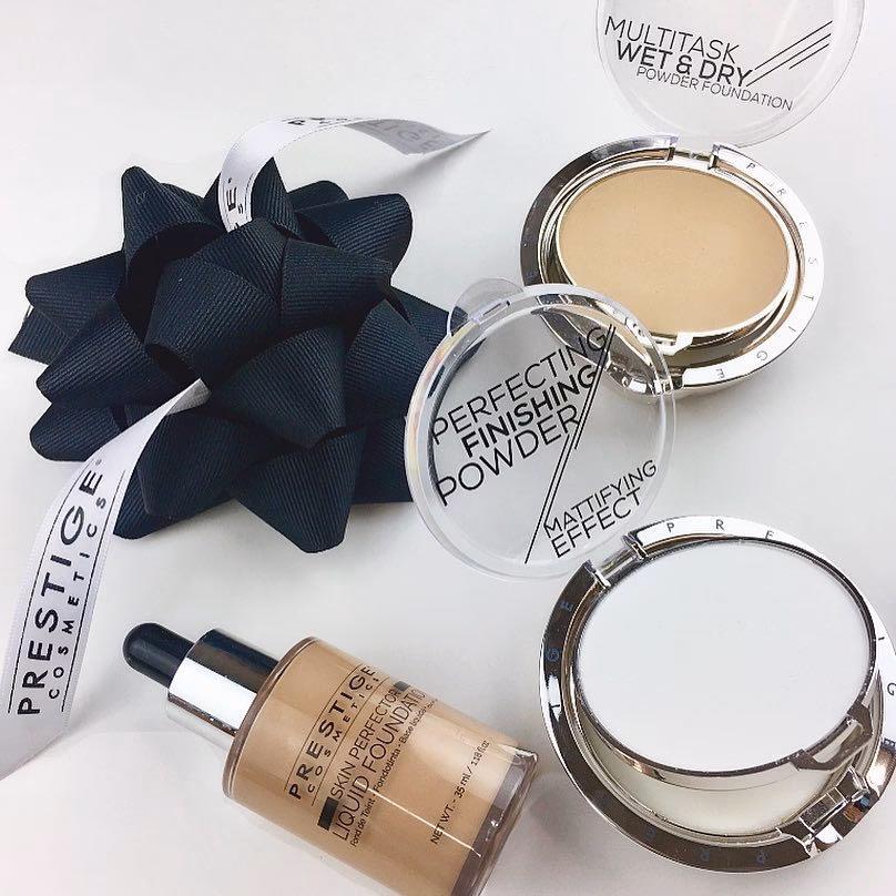 Who makes prestige makeup?