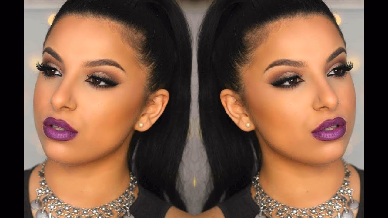 What color neutralizes purple lips?