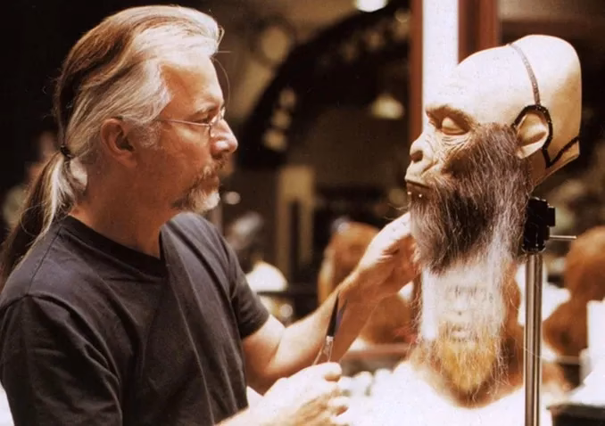 What movies did Rick Baker win Oscars for?