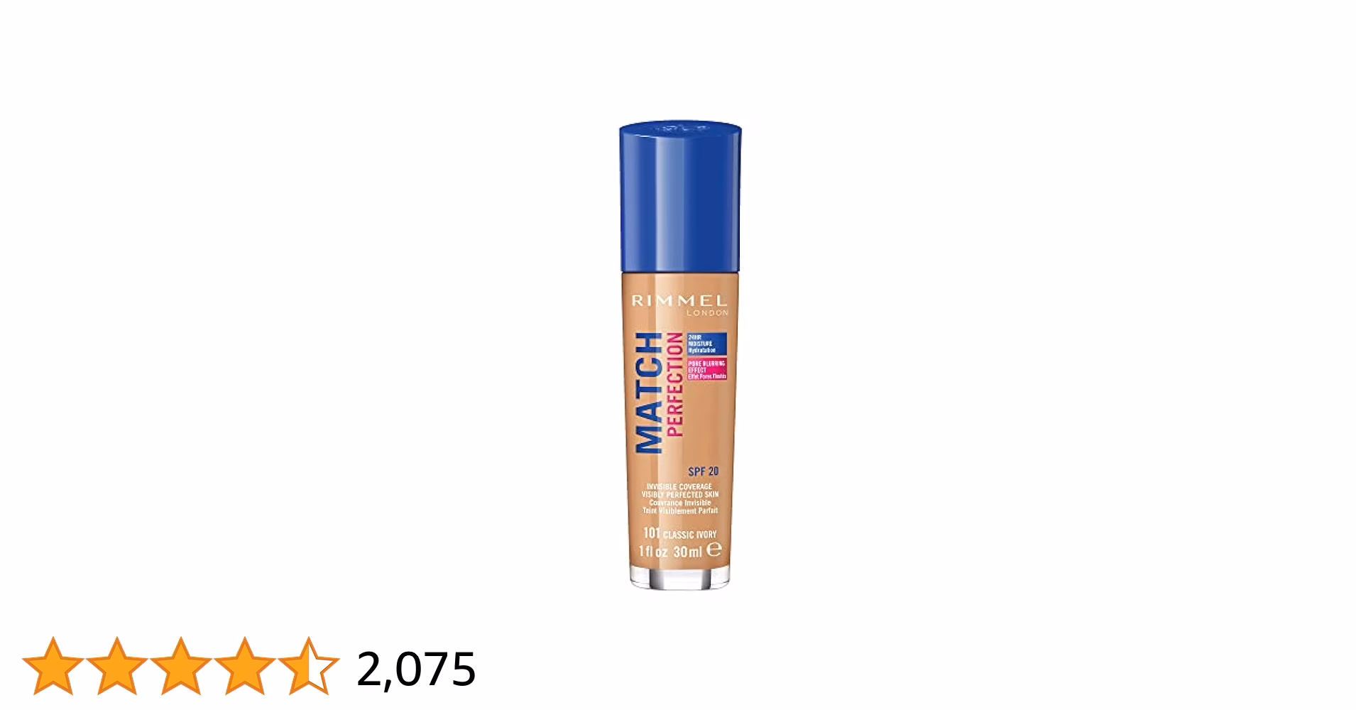 Is there SPF in Rimmel foundation?