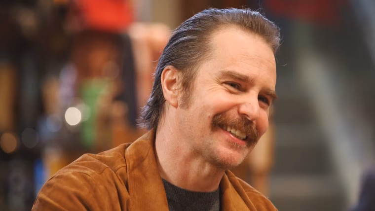 What happened to Sam Rockwell's hands?