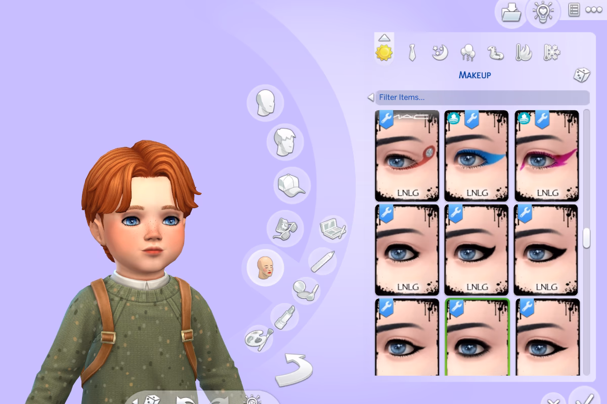 How do you change the skin color of your child on Sims 4?