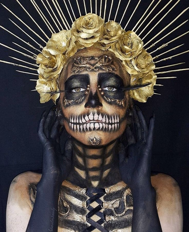 What products to use for skull makeup?