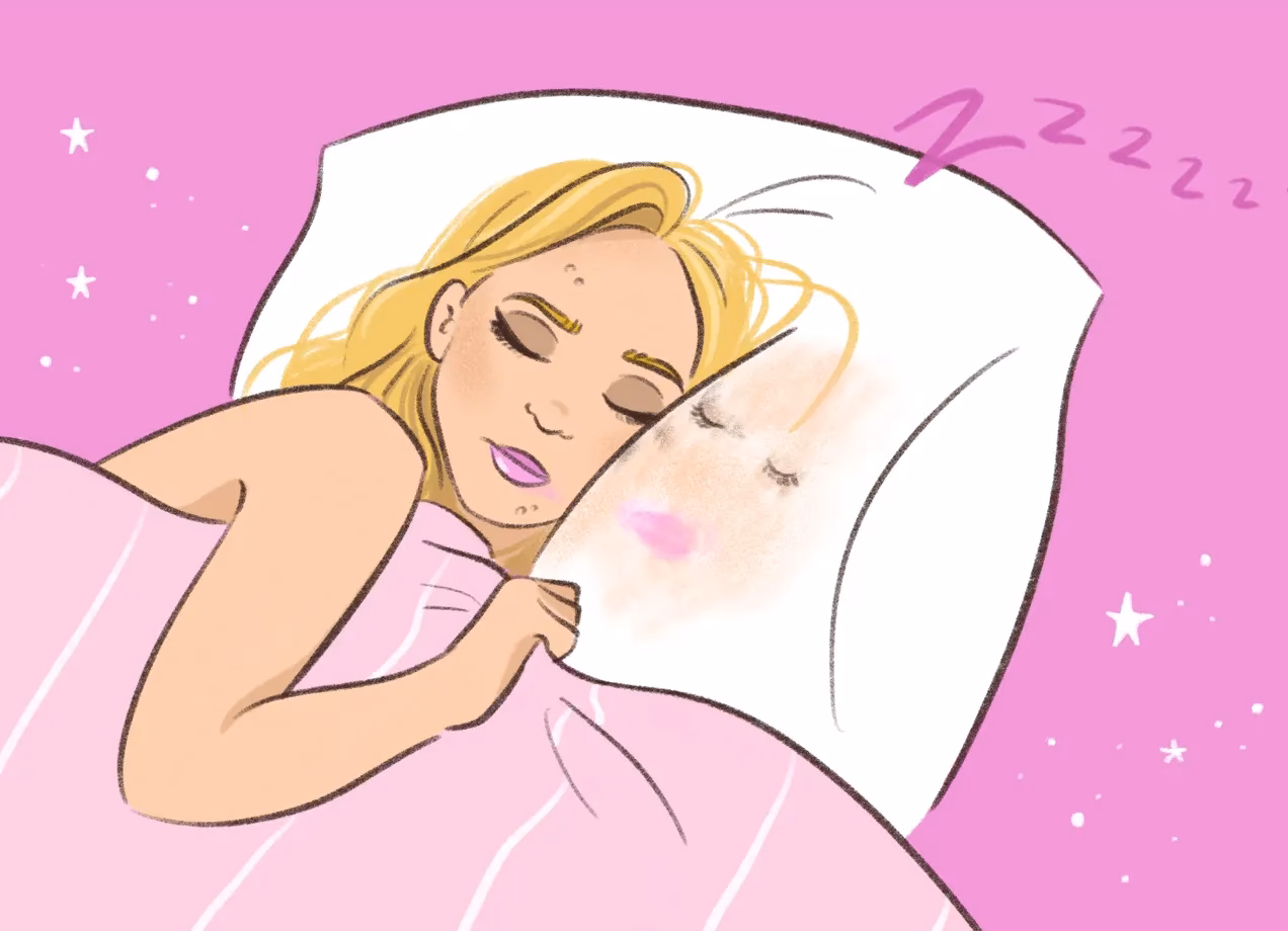 What happens when you accidentally sleep with makeup on?