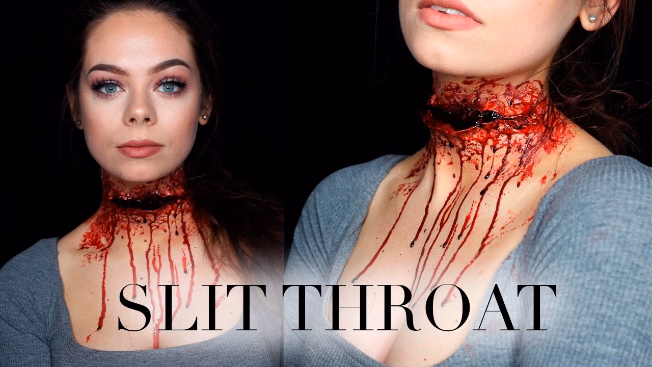 What is the meaning of slit throat?