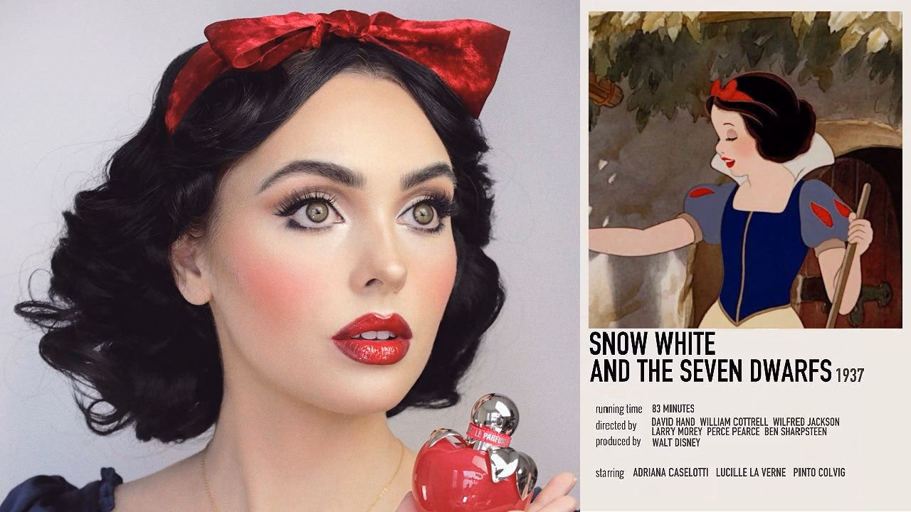 What color are Snow White's lips?