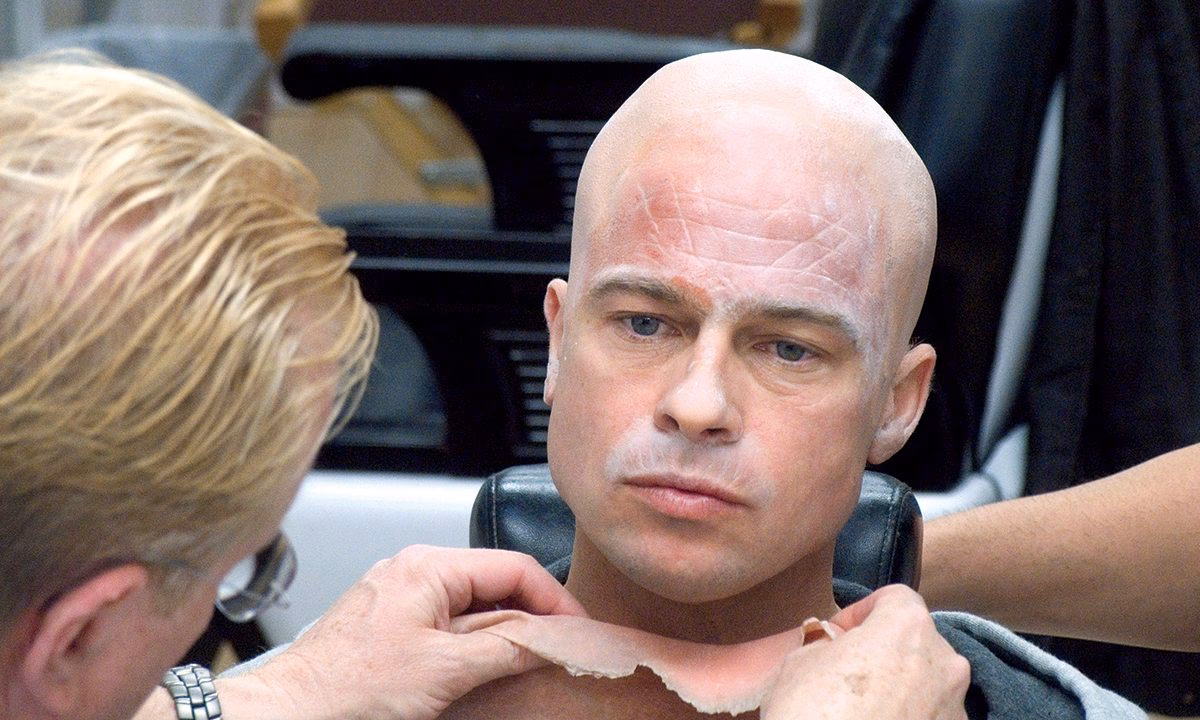 How did they do makeup for Benjamin Button?