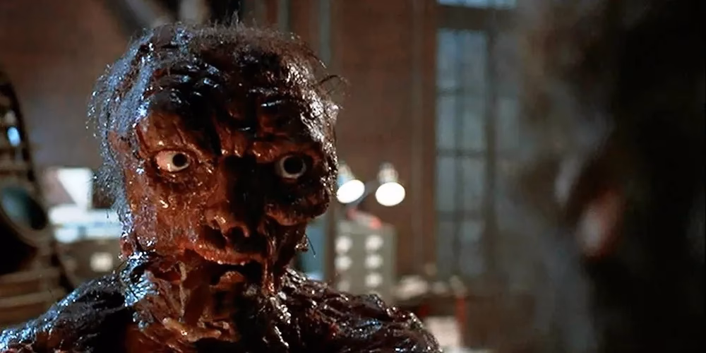 Was Jeff Goldblum in The Fly makeup?