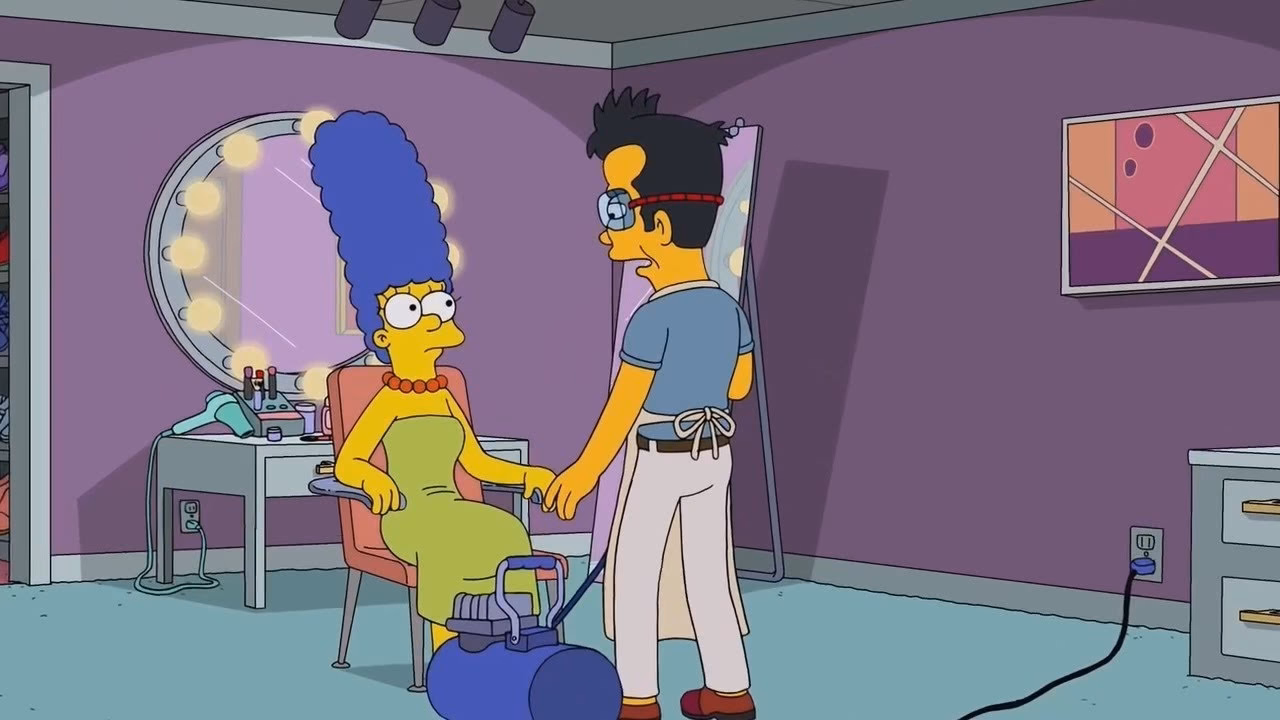 Who voices Marge Simpson when she died?