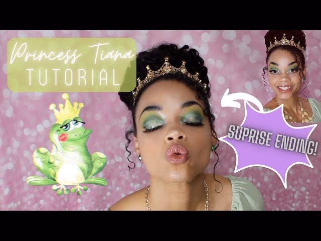 Is Tiana's dress blue or green?