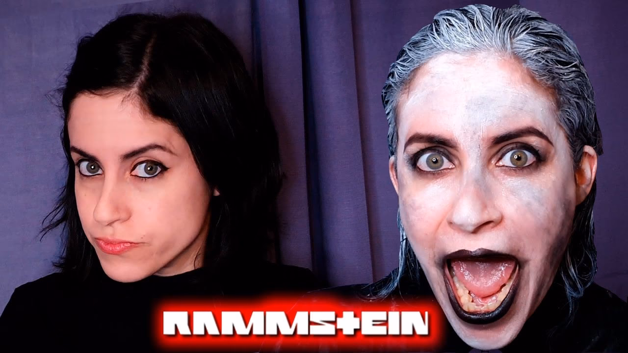 How does Till Lindemann make his mouth glow?