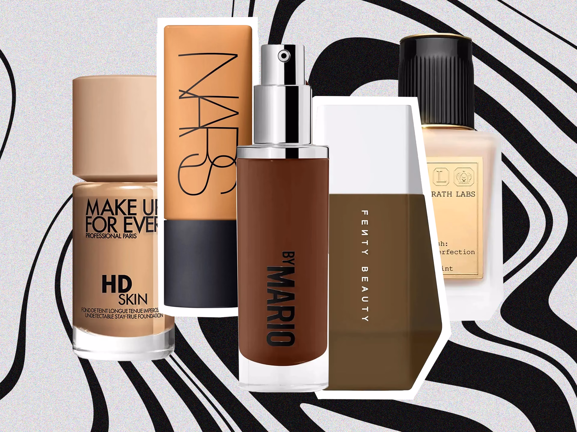 What are the different types of foundation makeup?