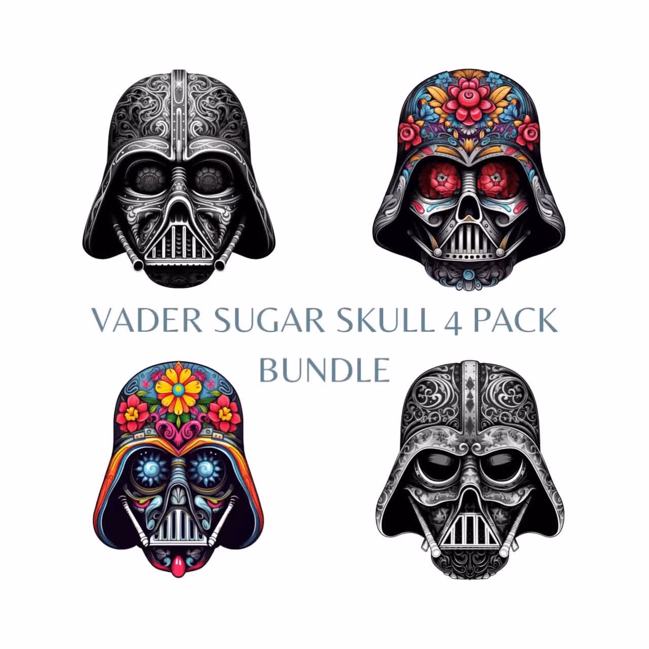 What do people put on the foreheads of sugar skulls?