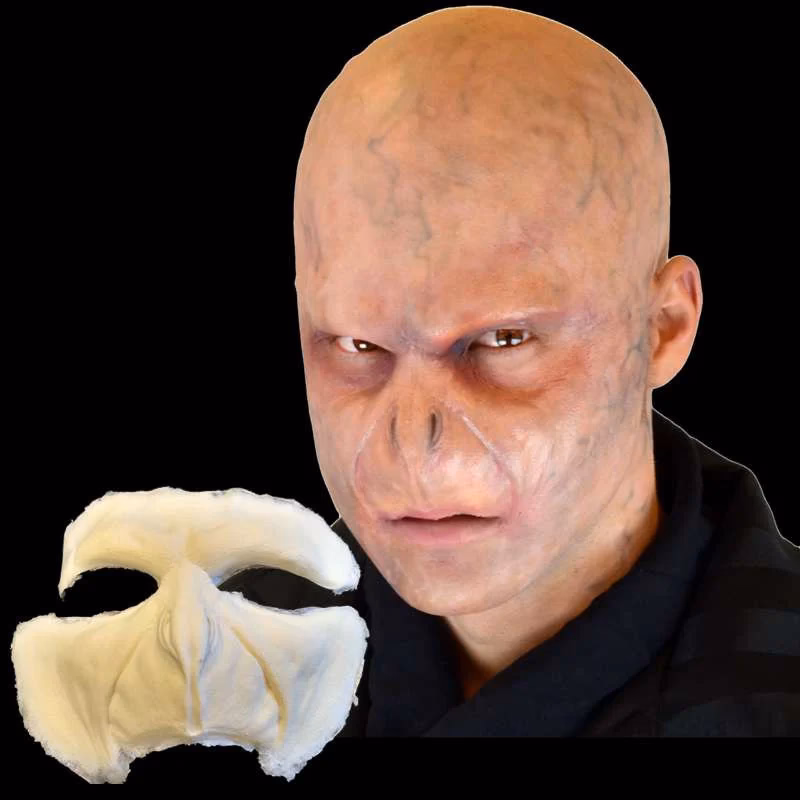 Why does Voldemort's nose look weird?