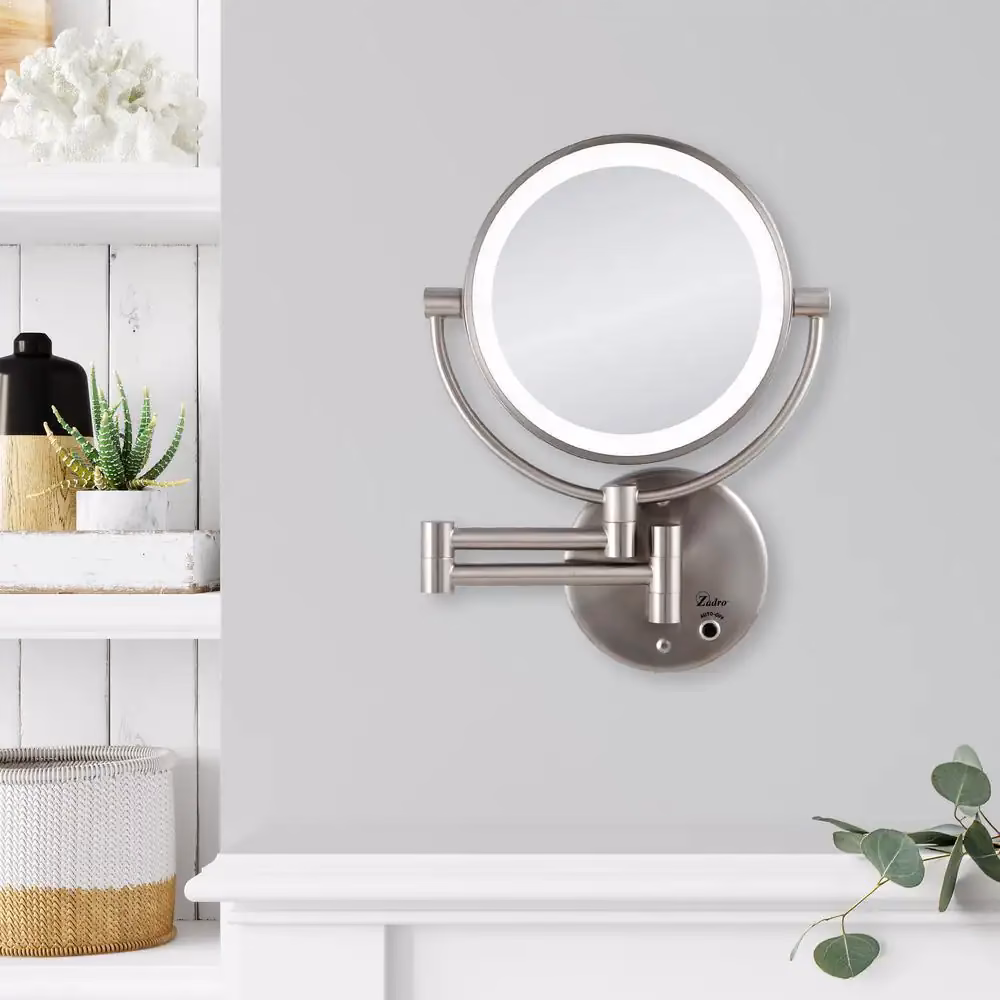 Can you hang a vanity mirror on the wall?