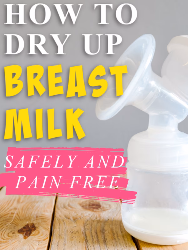 What can cause breast milk to suddenly dry up?