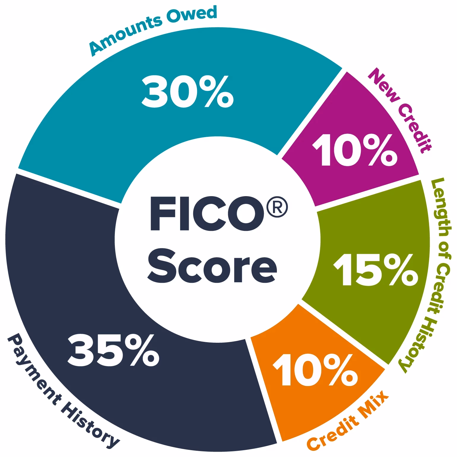 What are the requirements for a FICO score?