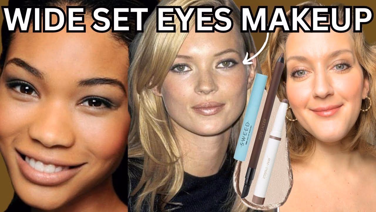 How do you fix wide-set eyes?