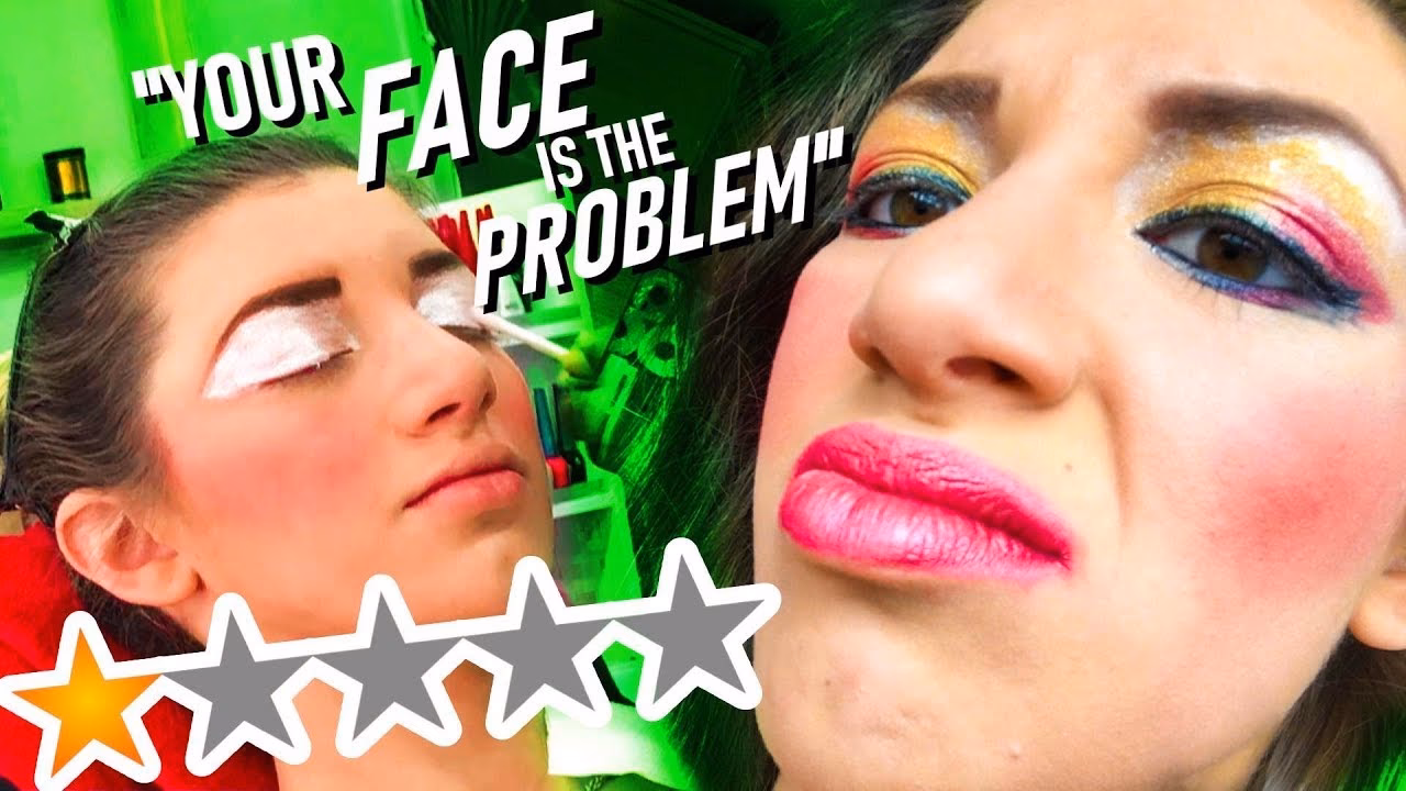 What should you not say to a makeup artist?