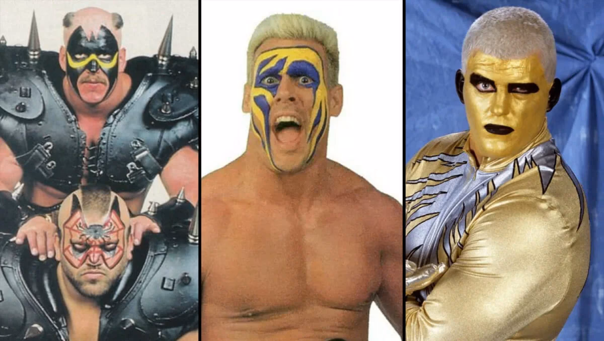 Do wrestlers wear make-up?