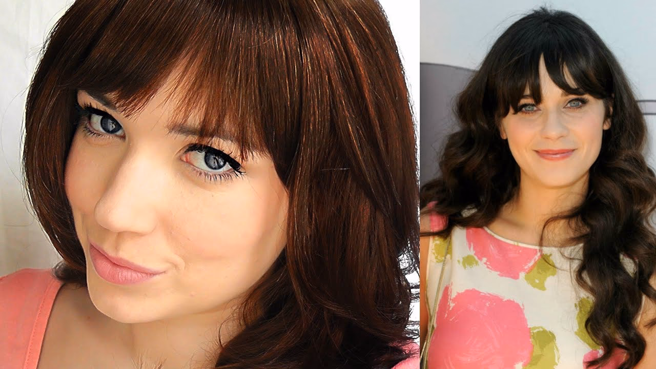 Does Zooey Deschanel have round eyes?